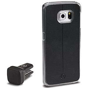 Celly Smart Drive Cover & Mini Houder voor Samsung Galaxy S6 Edge, Zwart