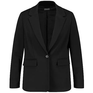 Samoon 930999-29038 damesblazer, zwart.