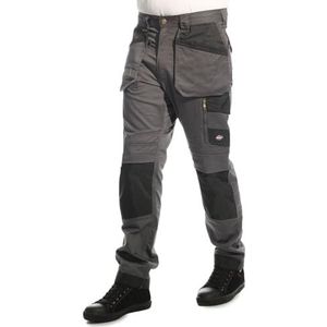 Lee Cooper Workwear LCPNT245 Cargobroek voor heren, stretch, met kniebeschermers, grijs, 34W/31L, grijs.