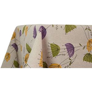 BIANCHERIAWEB Tafelkleed voor keuken en woonkamer, motief bloemen, Souffle, Made in Italy, tafelkleed van stof, Miros, 140 x 140 cm