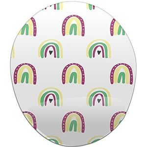 Bonamaison, Muismat ergonomische muismat met polssteun digitale print muismat voor kantoor en thuis (20x23cm)