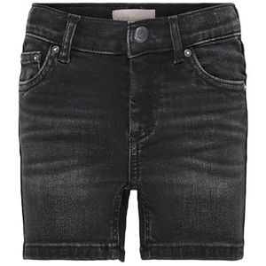 ONLY KonBlush Jeans Shorts voor meisjes, Zwarte jeans