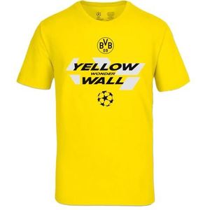 Borussia Dortmund Bvb Uefa Cl Finale T-shirt voor heren, geel, T-shirt voor heren, 1 stuk, Geel.