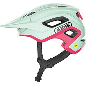 ABUS Cliffhanger MIPS MTB-helm fietshelm voor veeleisende paden met MIPS bescherming tegen stoten en grote ventilatieopeningen voor dames en heren, mint, L