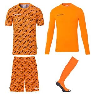 uhlsport Ensemble de gardien de but de football unisexe - Maillot progressif - Ensemble complet de gardien de but composé d'un t-shirt, d'une couche de base, d'un pantalon et de chaussettes - Ensemble