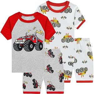 Little Hand Jongens pyjama korte mouwen katoen pyjama korte mouwen terreinwagen 5# 116, terreinwagen 5#