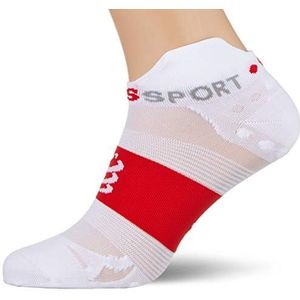 Compressport Racing Socks V 3.0 Ultralight Running High Black/Red, Wit.