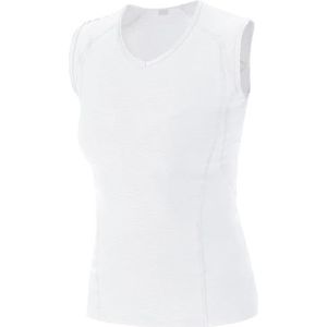 GORE Wear GORE M dames tanktop, ademend, voor dames, basislaag mouwloos shirt, maat: 42, kleur: wit, 100017, Wit.