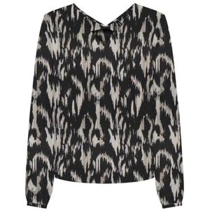 ONLY Onlnova Life Vis L/S Mallory Top AOP Chemisier pour femme, Evergreen/Aop:594 Chic Paisley, L