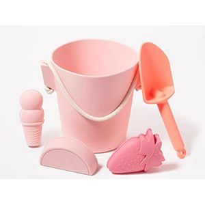 Sunnylife - Siliconen emmer en schep set roze kubus (9339296059067)