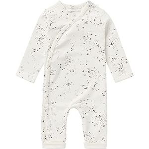 Noppies U Playsuit Jrsy Ls Noorvik Footies pour BBS et Bambins, Snow White-P098, Naissance Mixte bébé