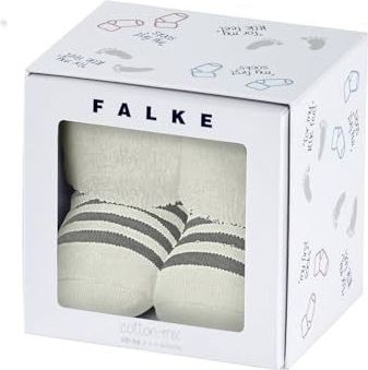 FALKE B SO Paire de chaussettes unisexes pour bébé en coton uni Blanc cassé 2049 50-56, Blanc cassé (blanc cassé 2049), 50-56