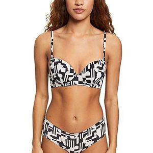 Esprit Modern Print Rcs Sexy Pad Beha voor dames, zwart.