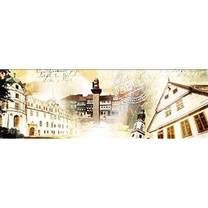 Pro-Art-Bilderpalette G1279e muurschildering, Giclée-print, motief ""Celle"", 150 x 48 cm, meerkleurig, 120 x 40 cm