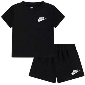Nike - Kids Club Lbr Knit Set - T-shirt en Shorts - Zwart - Katoen/Polyester