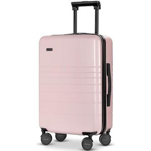 ETERNITIVE - Koffer | polycarbonaat en ABS | Harde koffer met TSA-slot | 360° rolkoffer, Roze, Grote koffer