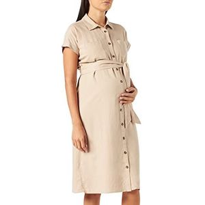 Noppies Dress Nursing Coloa-jurk met korte mouwen, Humus-P908, maat 36 dames, Beige