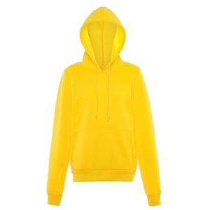 Mymo Athlsr Sweat à capuche tendance pour femme en polyester jaune taille XL, jaune, XL