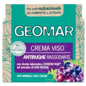 Geomar Anti-rimpel gezichtscrème met hyaluronzuur en rode druivenextract, 50 ml