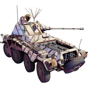 Mini Art 35414 1:35 Sd.Kfz.234/2 Puma Interior Kit - originele replica, modelbouw, kunststof bouwset, doe-het-zelf, hobby, collage, modelbouwset, montage, ongelakt