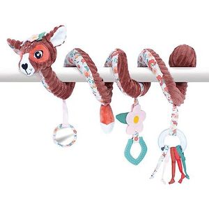 Les Déglingos Activiteitsspiraal voor baby's, Meloes het Hert, speelgoed voor jongens en meisjes, 15 cm, 1 set