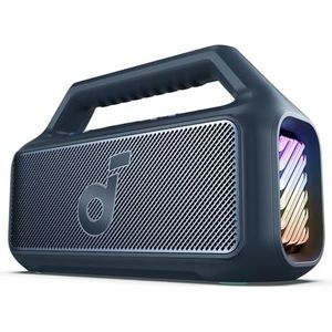 soundcore Boom 2 Bluetooth-luidspreker voor buiten, 80 W geluid met subwoofer en BassUp 2.0, 24 uur, IPX7, USB-C, Bluetooth 5.3, krachtige bluetooth-luidspreker, camping, strand en tuin