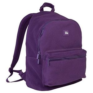 MILAN Knit Deep Purple schoolrugzak, 21 liter, casual rugzak, 41 cm, violet, Paars., 41 cm, casual rugzak