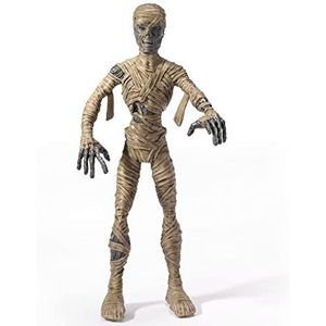 The Noble Collection Universal Monsters Mini BendyFigs Mummy – 14 cm (14 cm) Noble Toys miniatuur buigbaar figuur – hoogwaardig posable popfiguren
