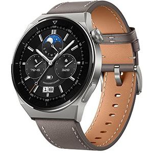 HUAWEI Watch GT 3 Pro Smartwatch, activiteitstracker en gezondheidsmonitor, hartslag- en bloedzuurstofmonitor, lange batterijduur tot 2 weken, saffierglas, bluetooth, grijs, 46 inch