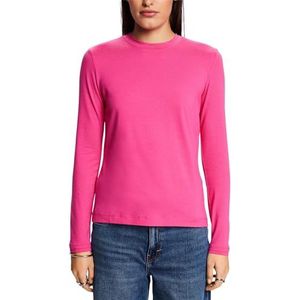 ESPRIT 103ee1k309 T-shirt voor dames, 660 / Fuchsia Roze