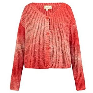 LIBBI Cardigan voor dames, roze, meerkleurig