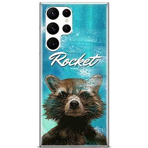 ERT GROUP Samsung S22 Ultra hoesje origineel en officieel gelicentieerd product Marvel Rocket 006 perfect aangepast aan de vorm van de mobiele telefoon, TPU-hoes