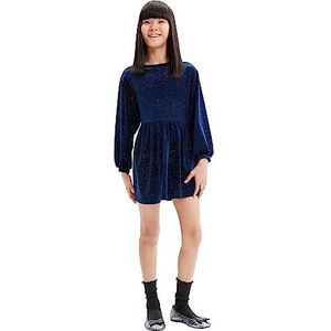Desigual Robe décontractée pour fille, bleu, 8 ans
