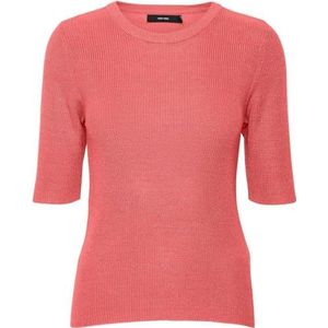 VERO MODA Vmnewlexsun 2/4 panty, ronde hals, Blou Ga Rep Sweater, dames, Vissen