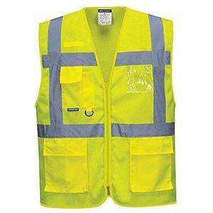 Portwest ATHEN MESH AIR EXECUTIV Vest Maat XL Kleur: Geel C376YERXL