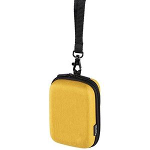 Hama Ambato harde koffer voor compacte camera's, 6,5 x 4,5 x 11 cm, met riemlus, geel, Geel., 60M, ambato hardcase case