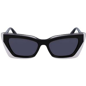 Calvin Klein Ckj23656s zonnebril voor dames, Zwart kristal