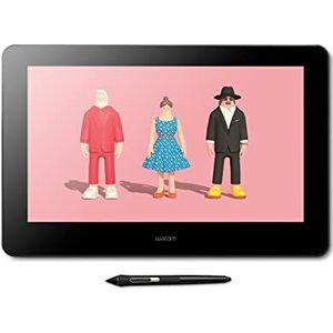 Wacom Cintiq Pro 16, grafisch tablet met 4K-resolutie voor professionele ontwerpers en kunstenaars, 15,6 inch (39,6 cm), multi-touch, 98% ADDOBE RGB, drukgevoelige stylus