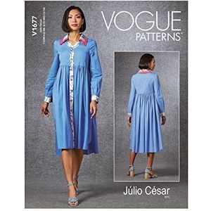 Vogue Patron V1677Y papieren jurk voor dames, Y-jurk