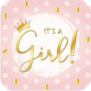 Decoratie Sign - speciaal voor It's a Girl, 12 stuks