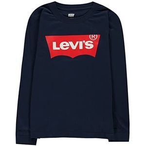 Levi's Kids shirt met lange mouwen voor jongens, jurk, blauwtinten, 3 jaar