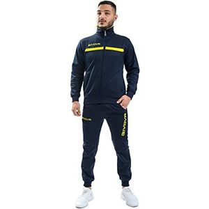 GIVOVA One Full Zip Overall Polarfleece, blauw/geel