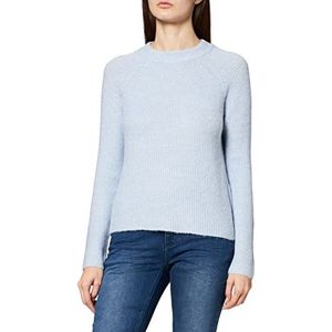 PIECES Pcellen Ls O-hals Knit Noos Bc Sweater voor dames, Kentucky Blue.