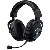 Logitech G Pro X Gaming over-ear hoofdtelefoon met microfoon, Blue VO!CE, DTS-koptelefoon:X 7.1, PRO-G Transducers 50 mm, 7.1 surround sound voor gaming e-sport, PC/PS/Xbox/Nintendo Switch, zwart