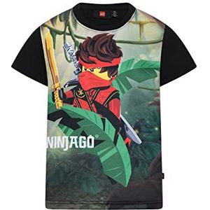 LEGO Ninjago T-shirt voor jongens, LWTaylor 324, zwart (995), 98, zwart (995)