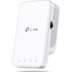 TP-Link Wifi-repeater RE330, wifi-versterker AC1200, wifi-extender tot 120 m², krachtige wifi-repeater met een ethernetpoort, compatibel met alle internetboxen