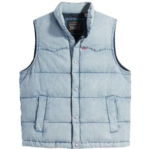 Levi's Western Super Puffer Vest Jeansvest voor heren, 1 stuk, Marion