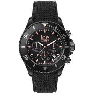 Ice-Watch Herenhorloge met siliconen armband 020620, zwart, zwart.