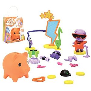 Flair PCT00100 Money Pop Star kleurrijk schattig gevuld met munten of spelen in spaarpot - cadeau voor kinderen