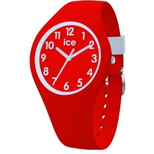 Ice-Watch - ICE ola kids - Blauw kinderhorloge met siliconen band (Small), Rood